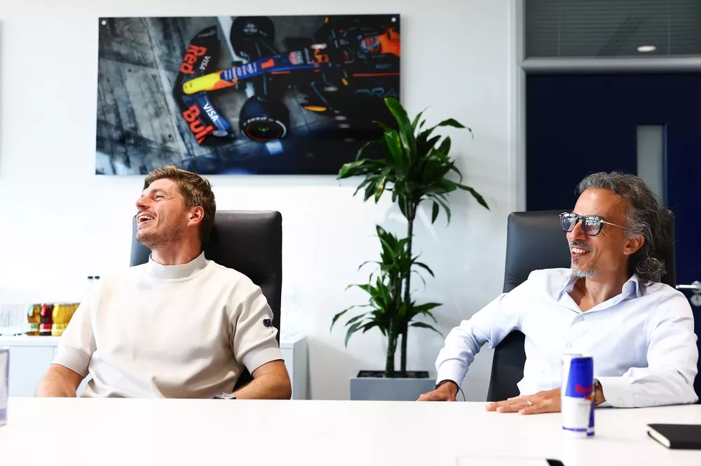 Max Verstappen, Red Bull Racing, Laurent Mekies, Red Bull Racing Team Principal 