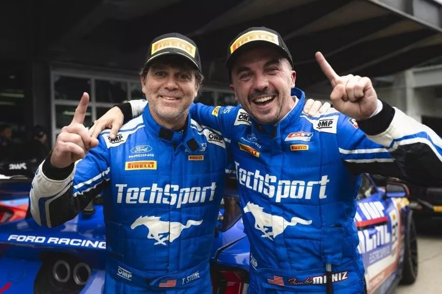 Muniz's first GT4 experience
