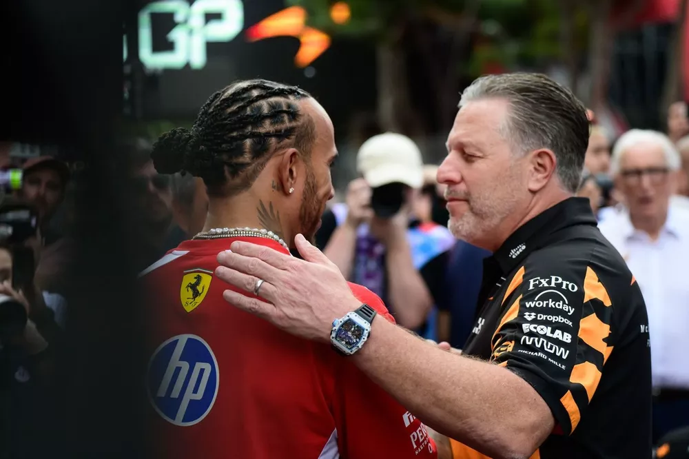 Lewis Hamilton, Ferrari, Zak Brown, McLaren