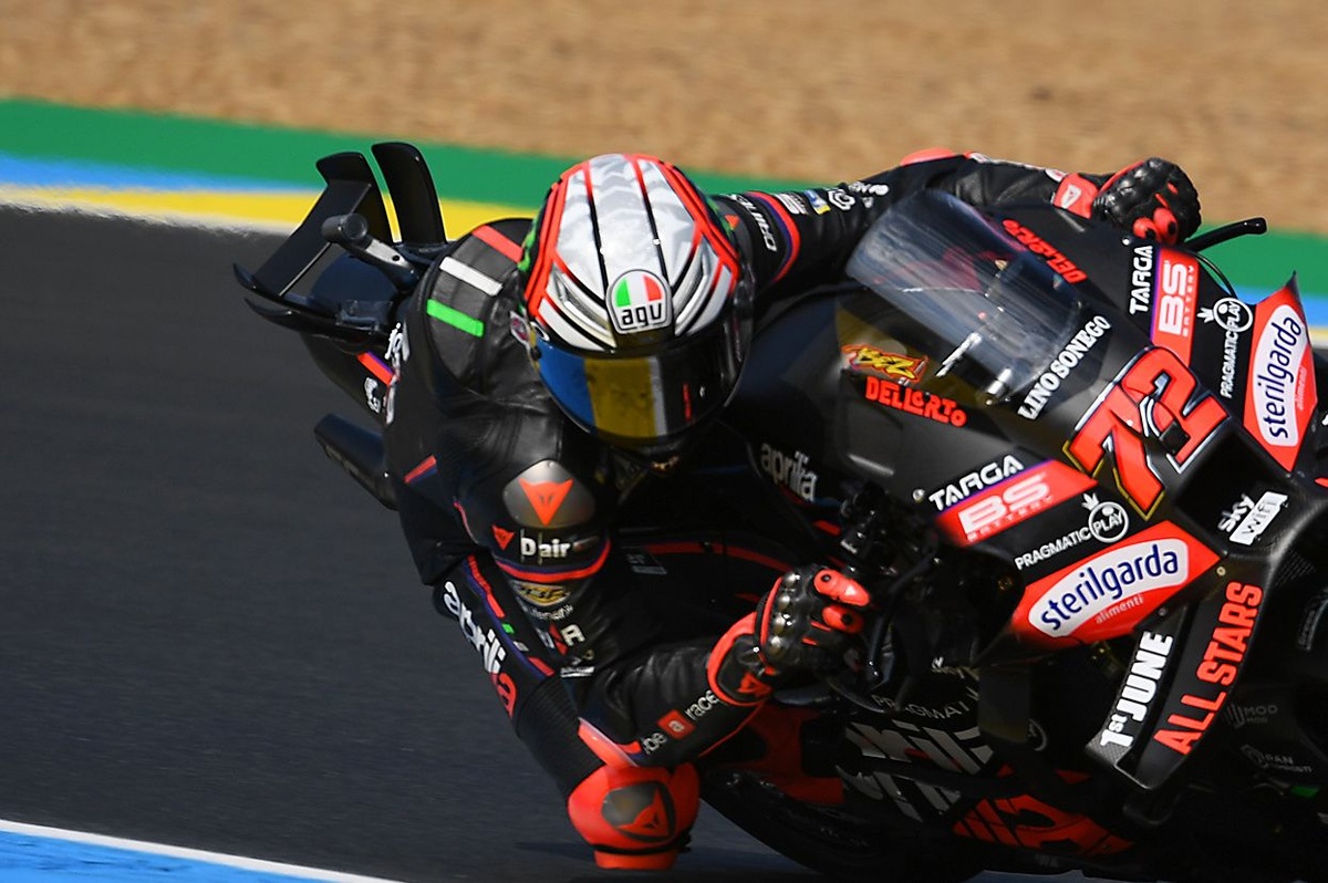 MotoGP | Aprilia: Bezzecchi usa il codone con il doppio flap e l'ala posteriore