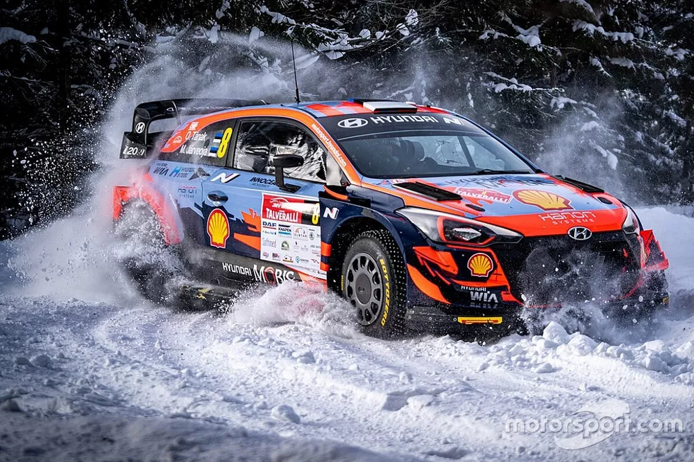 Ott Tanak, Martin Jarveoja, Hyundai i20 Coupe WRC  