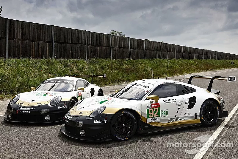 #91 Porsche GT Team Porsche 911 RSR: Richard Lietz, Gianmaria Bruni, Frédéric Makowiecki, #92 Porsche GT Team Porsche 911 RSR: Michael Christensen, Kevin Estre, Laurens Vanthoor