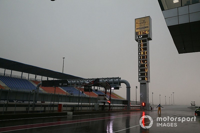 WSBK, Лосейл: фінальну гонку сезону скасовано через зливу у пустелі