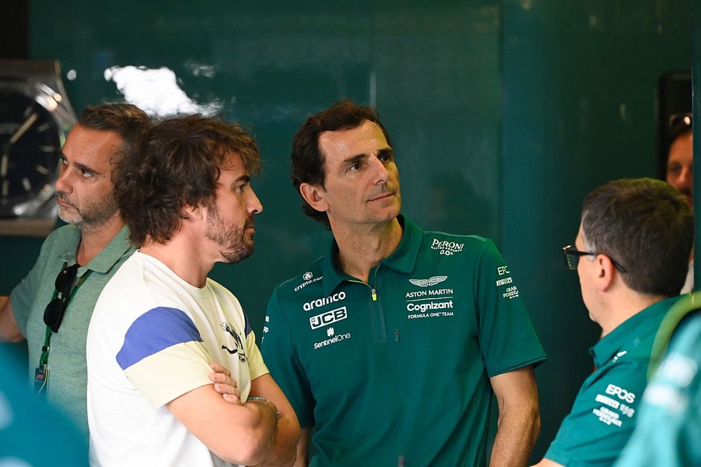 Fernando Alonso, Aston Martin, Pedro de la Rosa
