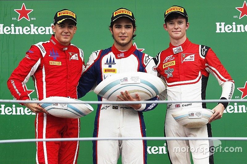 Pedro Piquet, Trident, Giuliano Alesi, Trident, Callum Ilott, ART Grand Prix
