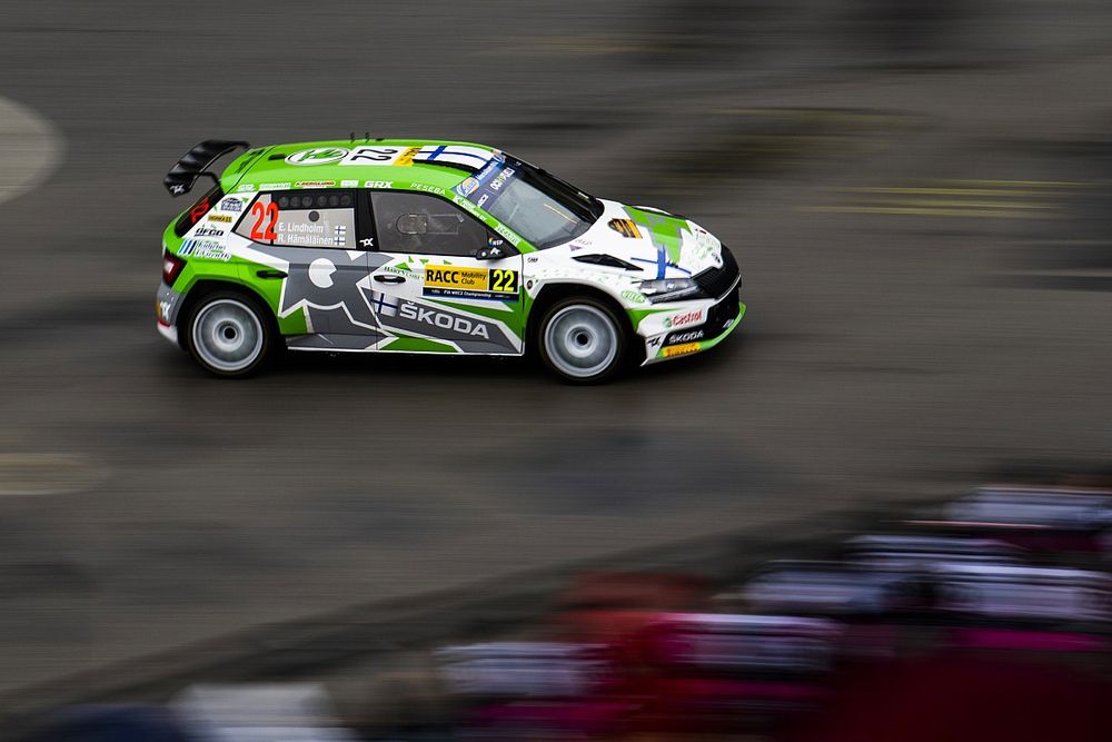 Emil Lindholm, Reeta Hamalainen, Toksport WRT Skoda Fabia Evo Rally2