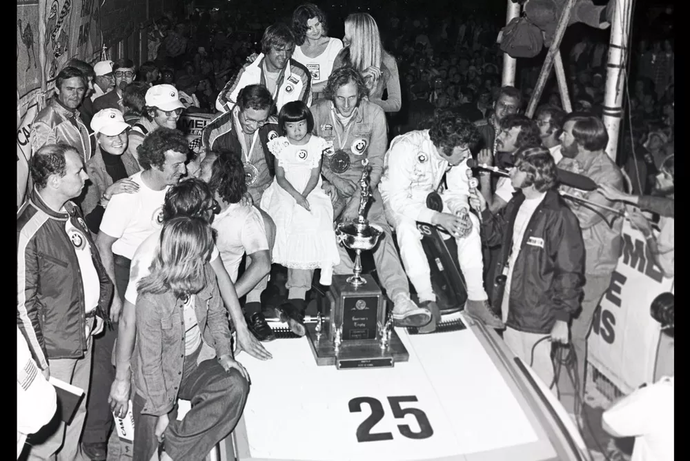 smSebring Victory Lane 1975 Bill Warner Photo