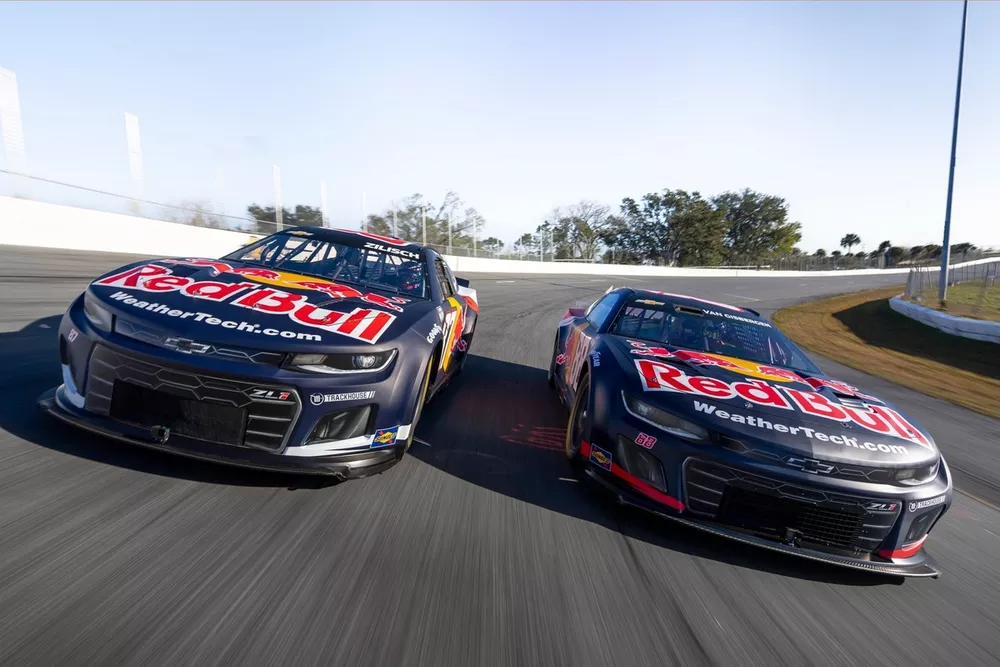 Trackhouse Racing Red Bull livery