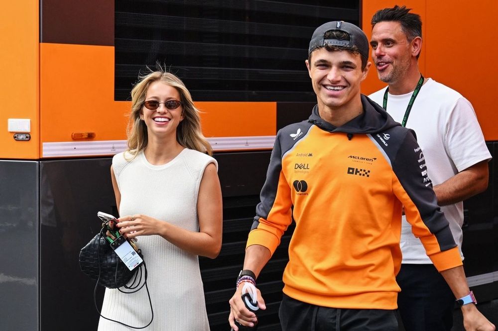 Lando Norris, McLaren and Margarida Corceiro