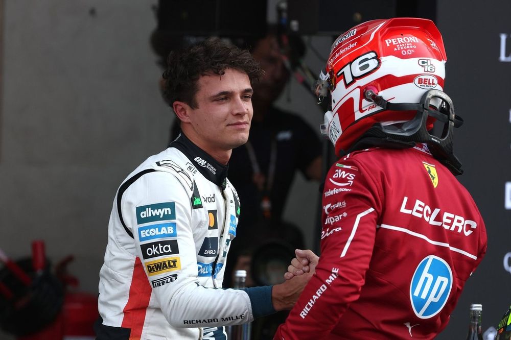Charles Leclerc, Ferrari, Lando Norris, McLaren