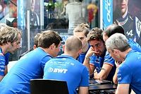 Alonso pracował mniej