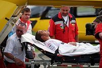 GALERÍA: Hamilton y su primer gran accidente en la F1 en Nürburgring