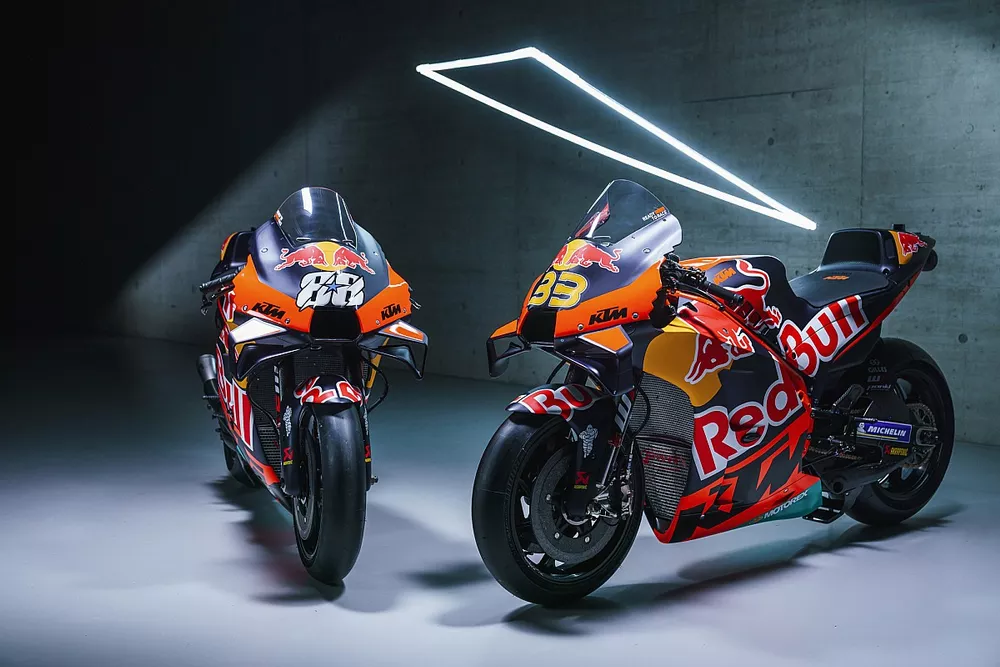 Les motos de l'équipe Red Bull KTM Factory pour la saison 2022