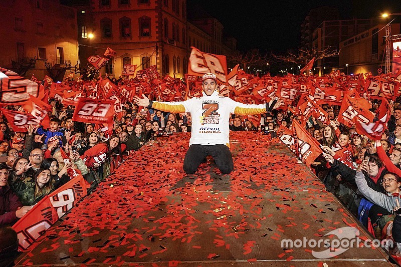Photos - Marc Márquez fête son titre à domicile