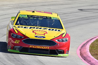 Joey Logano fends off Denny Hamlin for Stage 2 win
