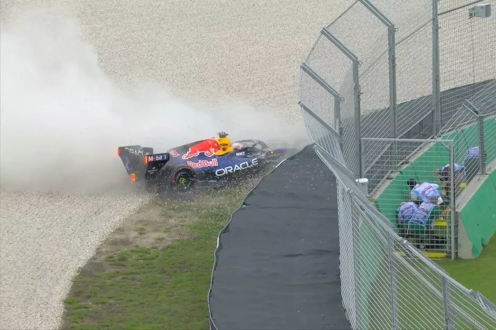 Acidente de Max Verstappen, Austr&aacute;lia