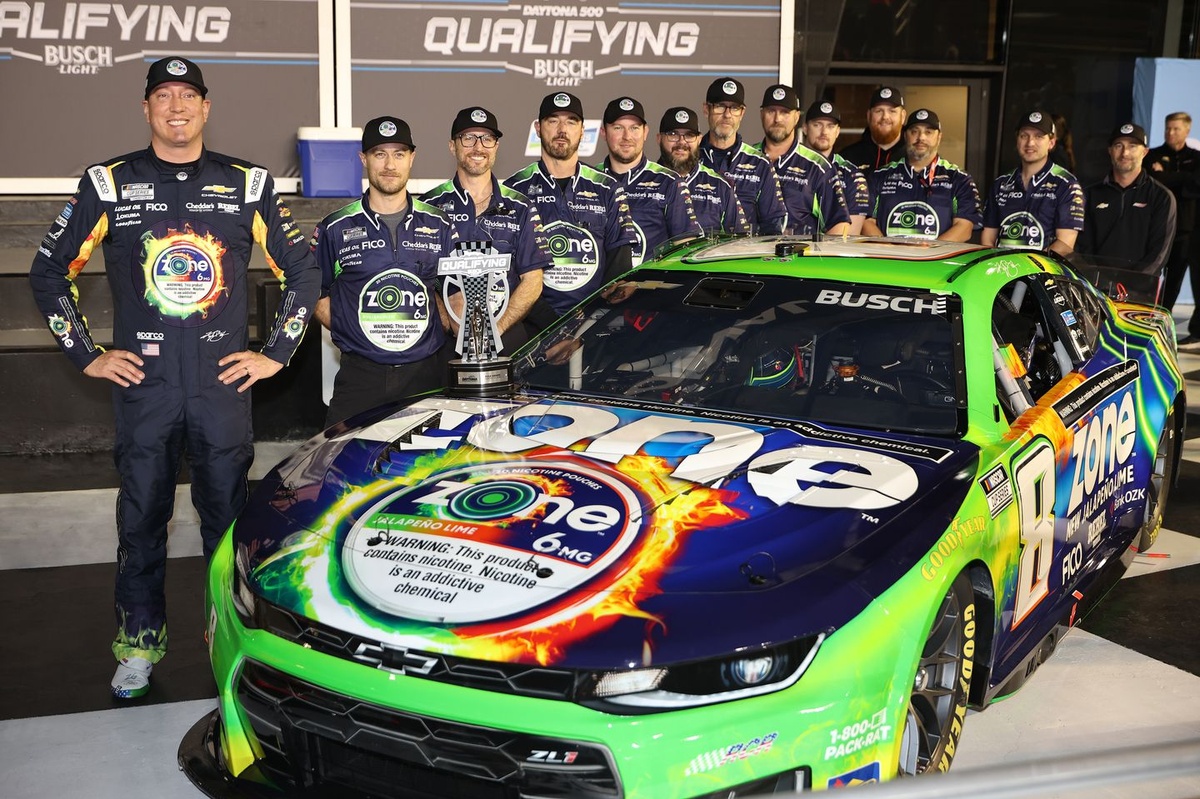 Official starting lineup for the 2026 Daytona 500