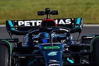 Fotos: el nuevo Mercedes W14 rod&oacute; en Silverstone, &iquest;con problemas?