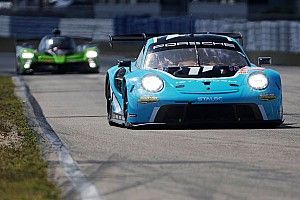 Proton Porsche uitgeschakeld voor Sebring na aanrijding met Cadillac