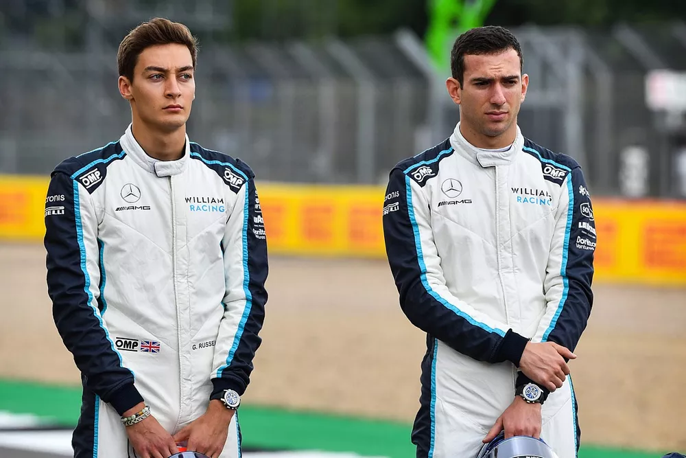 George Russell, Williams, et Nicholas Latifi, Williams