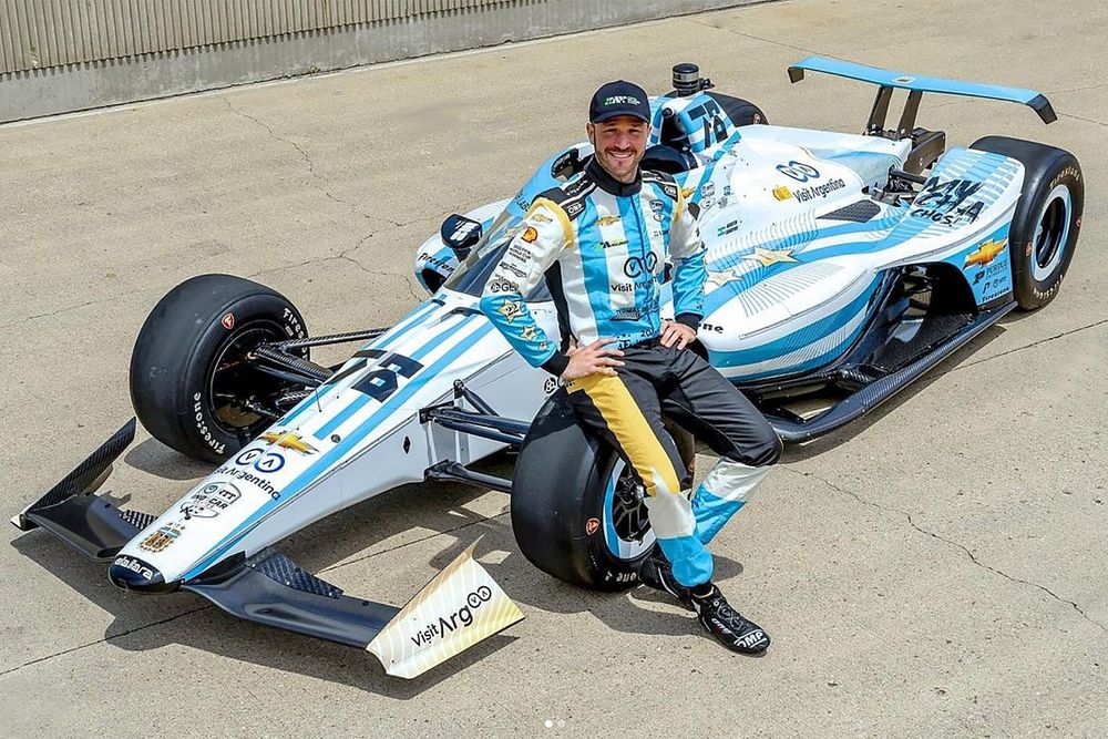 Agustín Canapino, Juncos Hollinger Racing Chevrolet con decoración especial Indy500 de la selección nacional Argentina de Futbol