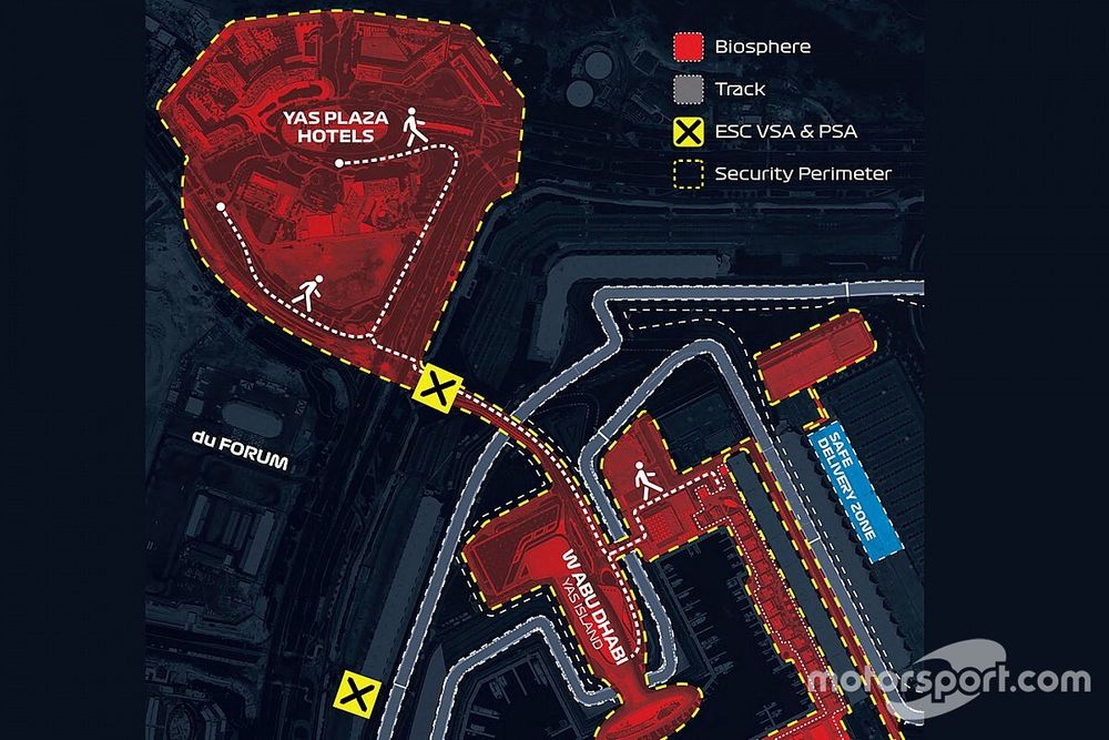 Abu Dhabi GP biosphere map