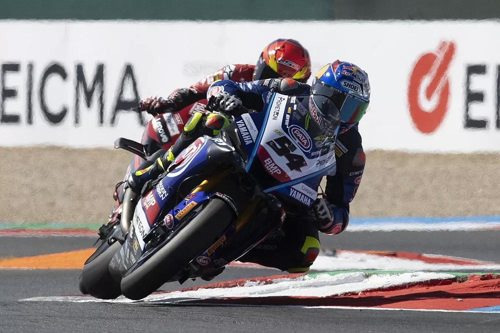 Toprak Razgatlioglu, Pata Yamaha WorldSBK airbourne,  Race1