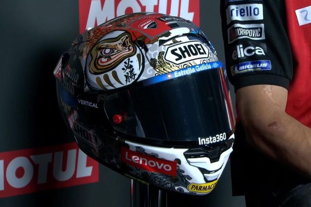 Casco especial, Marc Márquez, Motegi