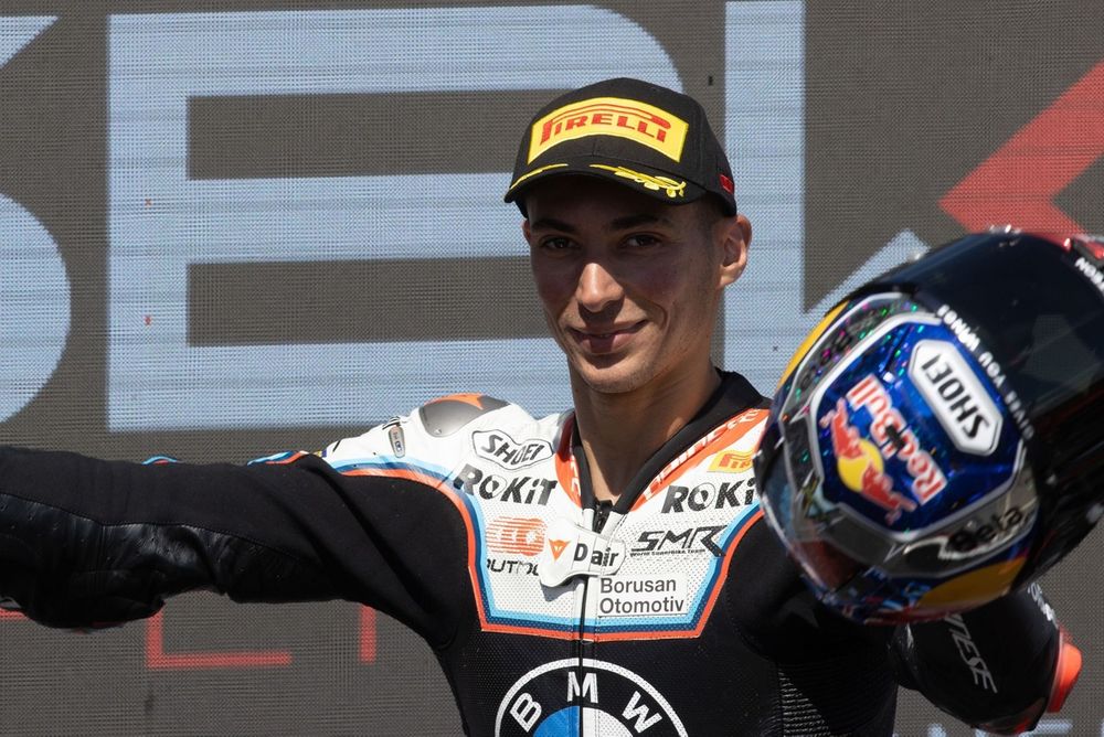 Podio: el ganador Toprak Razgatlioglu, BMW Motorrad WorldSBK Team