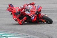 M&aacute;rquez tuvo su primera ca&iacute;da con la Ducati oficial de MotoGP