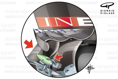 La obra maestra en microaerodin&aacute;mica de Mercedes en el W15