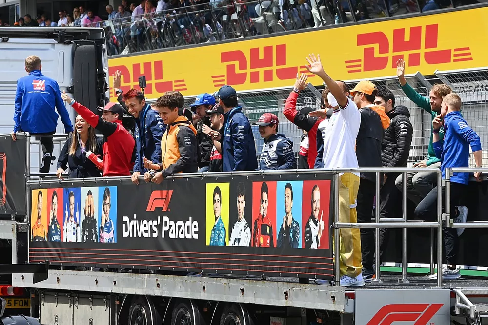 Drivers parade