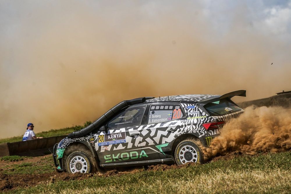 Oliver Solberg, Elliott Edmondson, Toksport WRT Skoda Fabia Evo Rally2