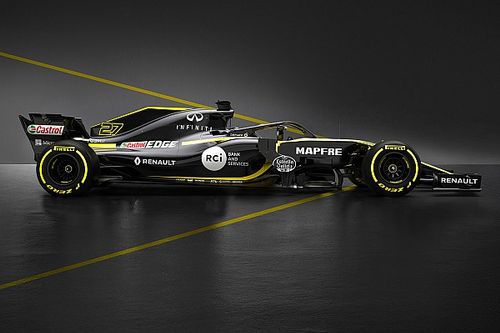 Renault presenta el RS18 de Sainz: m&aacute;s negro, menos amarillo 