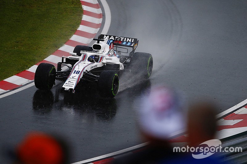 Imbas kecelakaan kualifikasi, Stroll start pit lane