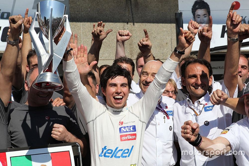 Terecer lugar Sergio P&eacute;rez, Sauber F1 Team y Peter Sauber F1 Team