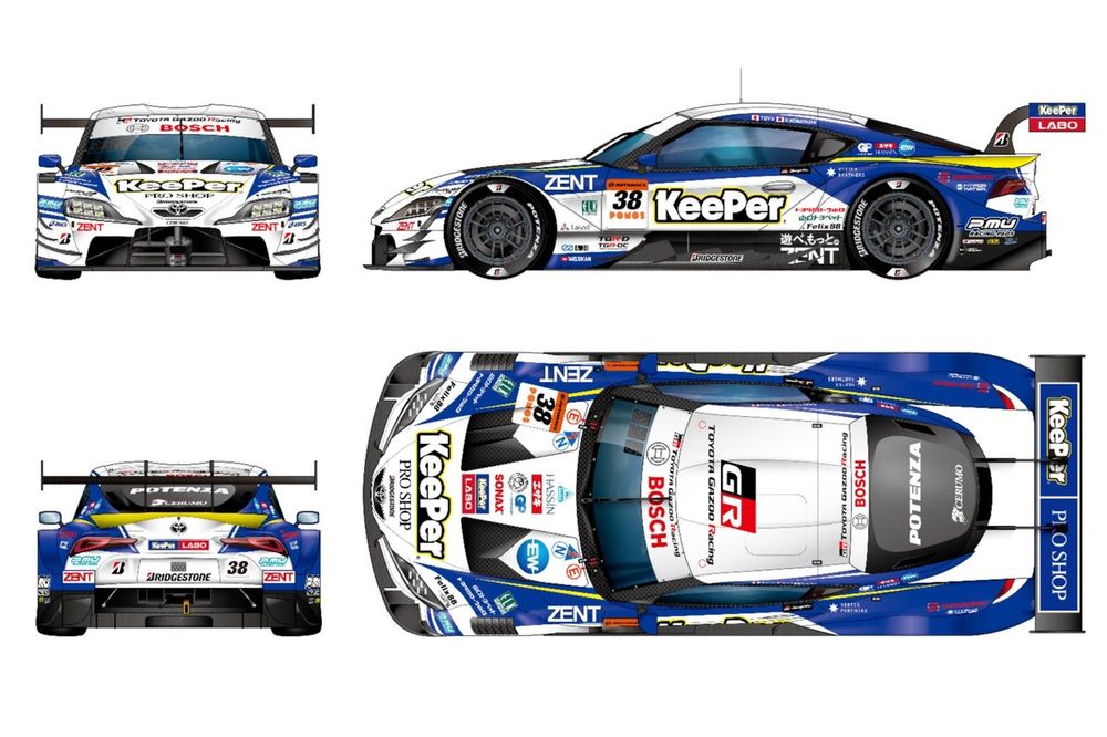 KeePer CERUMO、新カラーリング発表。岡山公式テストで早速お披露目