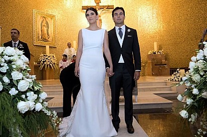 Sergio Pérez celebra su boda