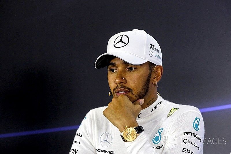 Lewis Hamilton, Mercedes AMG F1 in the Press Conference