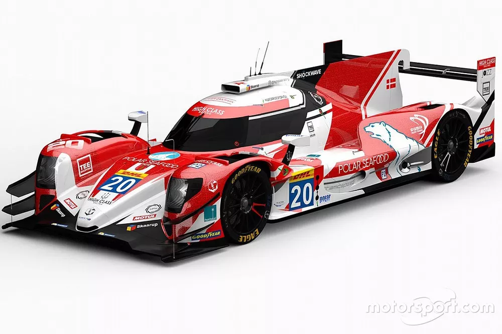 High Class Racing Oreca 07 LMP2: Jan Magnussen, Anders Fjordbach and Dennis Andersen