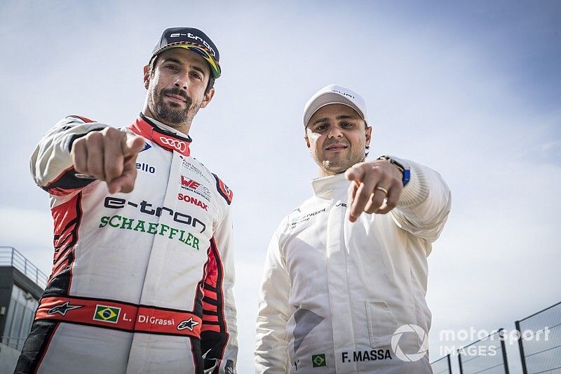 Brazilian Lucas Di Grassi, Audi Sport ABT Schaeffler, Felipe Massa, Venturi