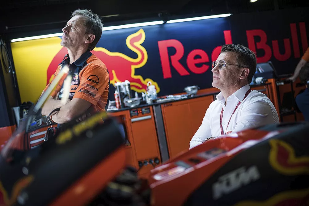 Mike Leitner, Pit Beirer, Red Bull KTM Factory Racing 