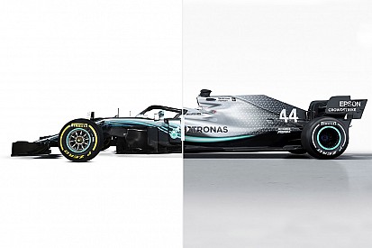 Comparativo Mercedes W09 Vs. Mercedes W10