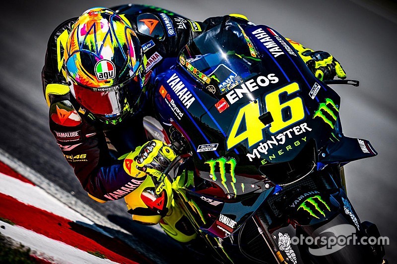 GALERI: Desain helm tes Valentino Rossi