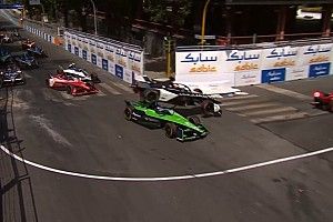 V&iacute;deo: Evans vuela sobre el l&iacute;der del mundial de F&oacute;rmula E en Roma