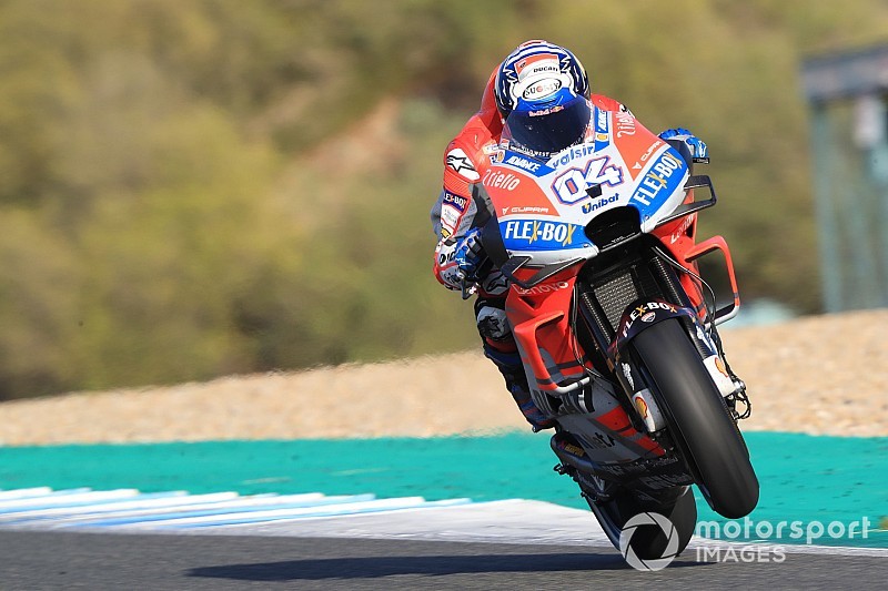 Test MotoGP Jerez, Giorno 2: Dovizioso e la Ducati al top alle 15, ottimo Bagnaia sesto