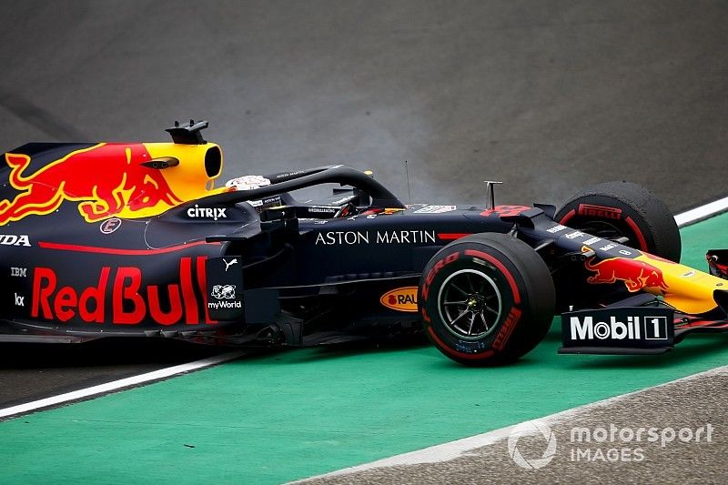 Tête-à-queue de Max Verstappen, Red Bull Racing RB15