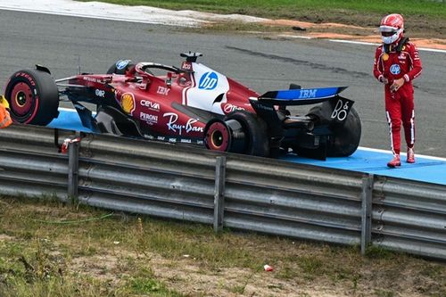 &iquest;La estrategia de Ferrari llev&oacute; a Leclerc al abandono por accidente?