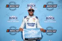 Kyle Larson denies Chris Buescher the NASCAR Cup pole at Kansas