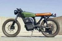 Esta motocicleta el&eacute;ctrica de estilo retro parece divertida y pr&aacute;ctica
